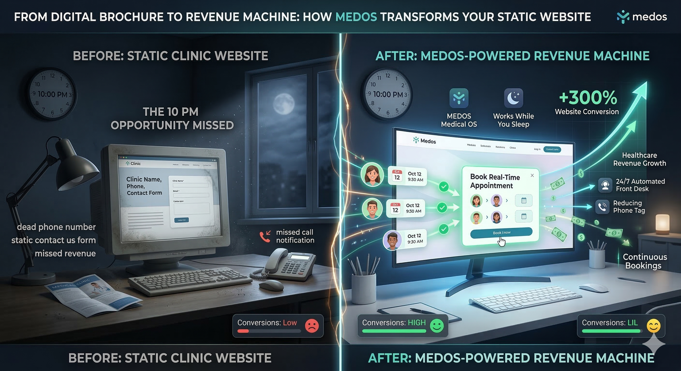 From Digital Brochure to Revenue Machine: How to Turn Your Static Website into a 24/7 Front Desk