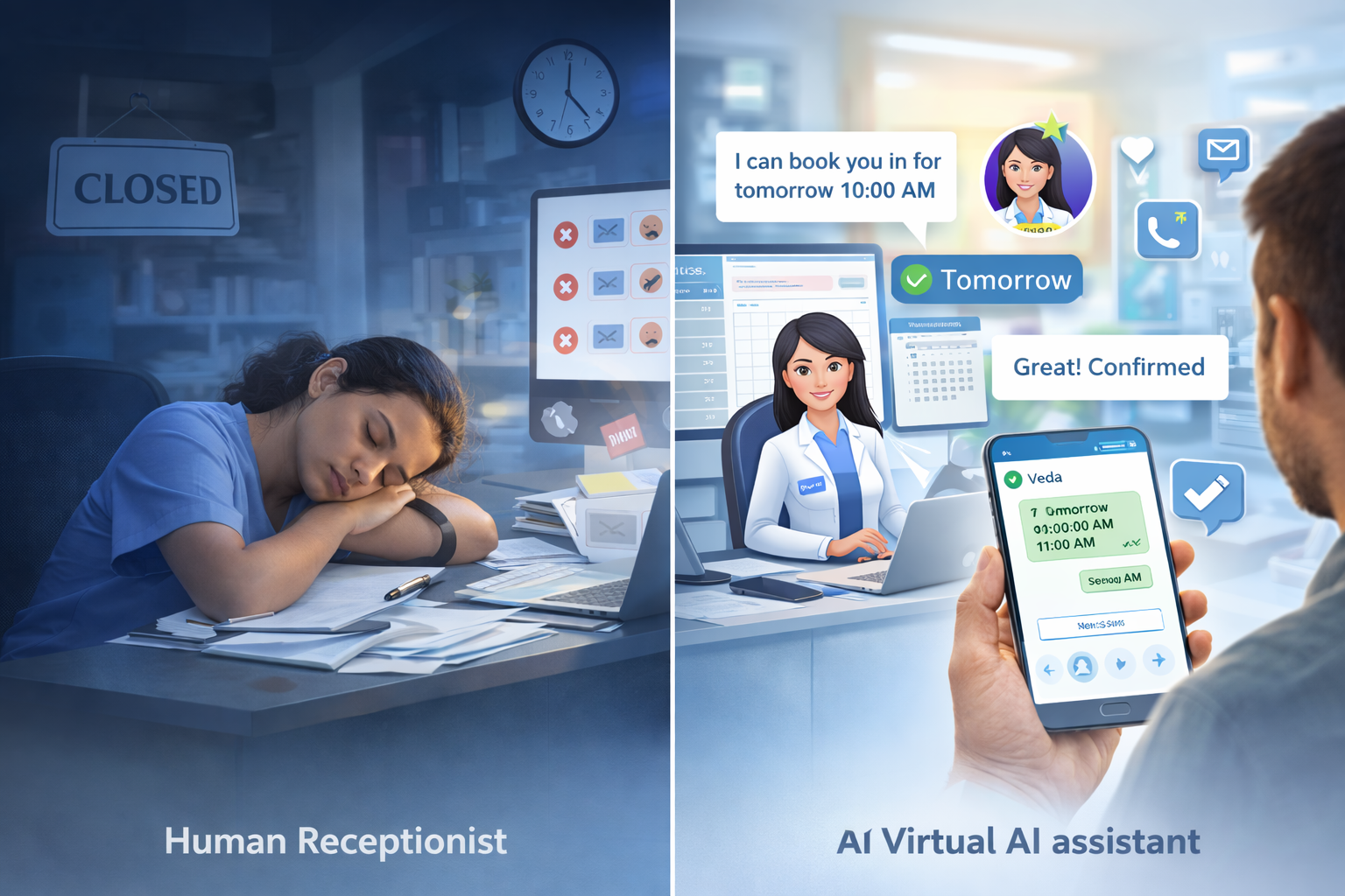 The Rise of the AI Front Desk: How Virtual Agents are Transforming Clinic Operations